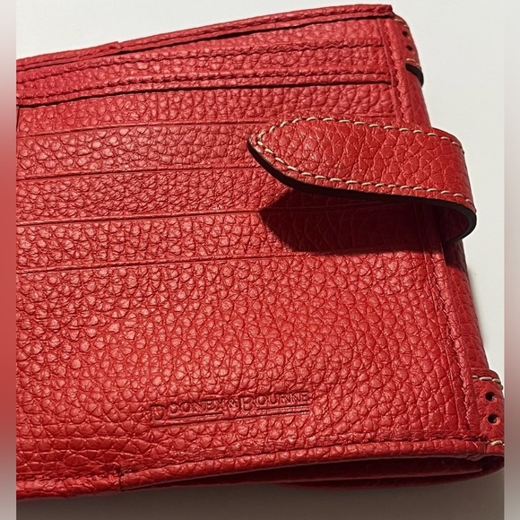 Dooney & Bourke Red Leather Wallet - Picture 10 of 14
